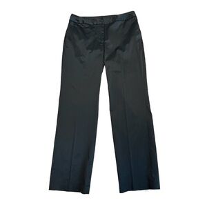 NYGARD black satin effect trouser dress pants sz 10